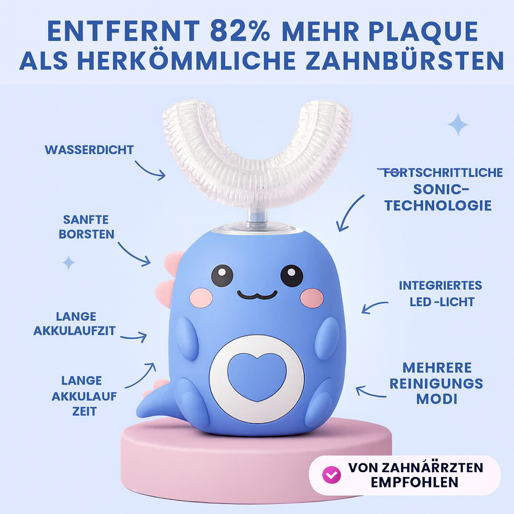 U-förmige 360º-Ultraschallzahnbürste