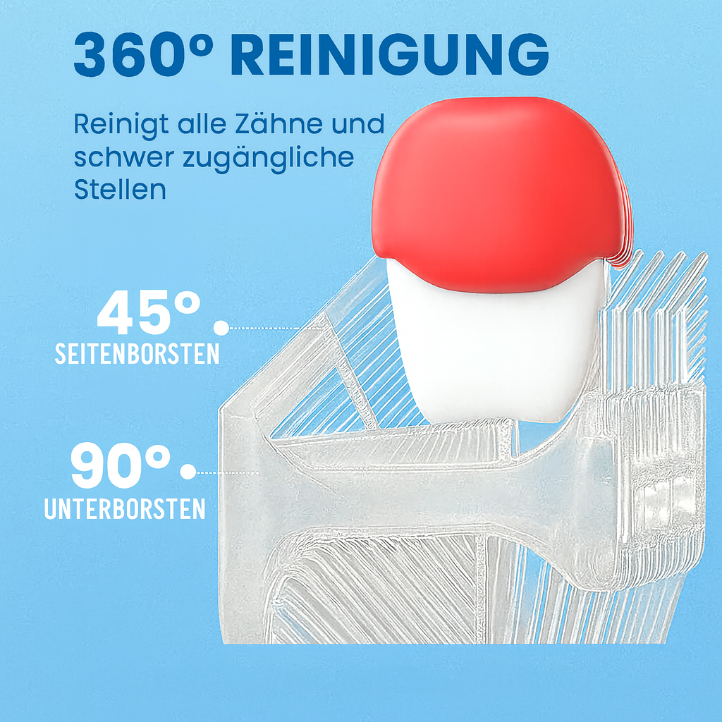 U-förmige 360º-Ultraschallzahnbürste